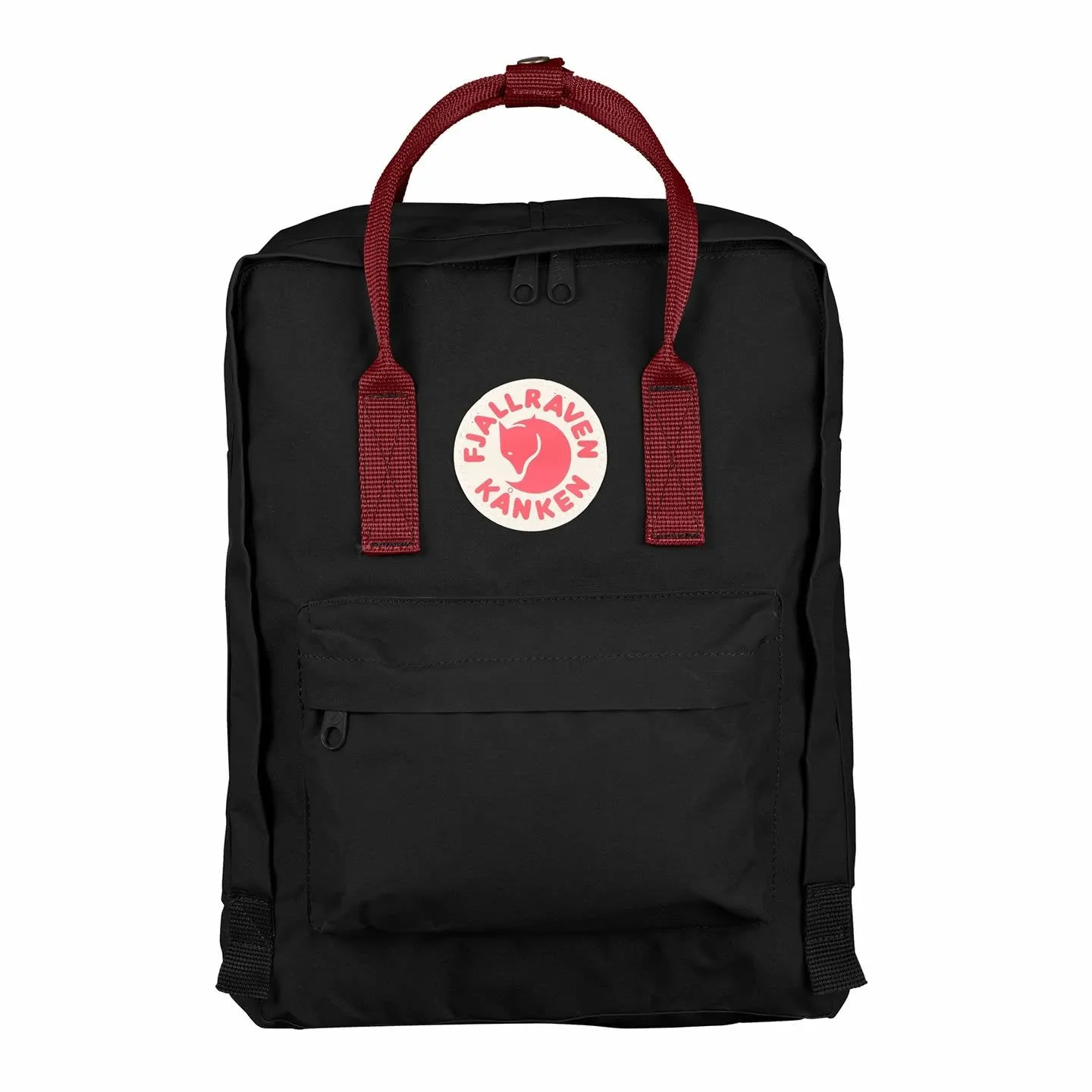 Fjallraven Kanken Backpack Black/Ox Blood