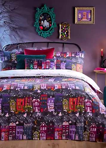 furn. Creepy Town Halloween Duvet Cover Set | Kaleidoscope