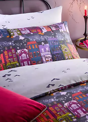 furn. Creepy Town Halloween Duvet Cover Set | Kaleidoscope