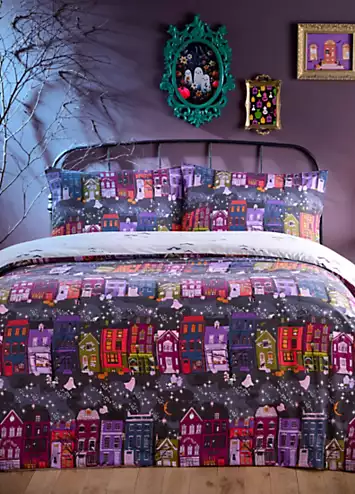 furn. Creepy Town Halloween Duvet Cover Set | Kaleidoscope