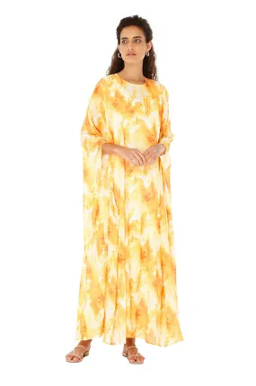 Gardenia Yellow Tent Kaftan