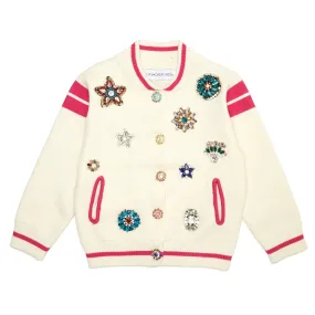 Gemma Crystal Varsity Jacket