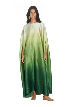 Green Gradient Tent Kaftan