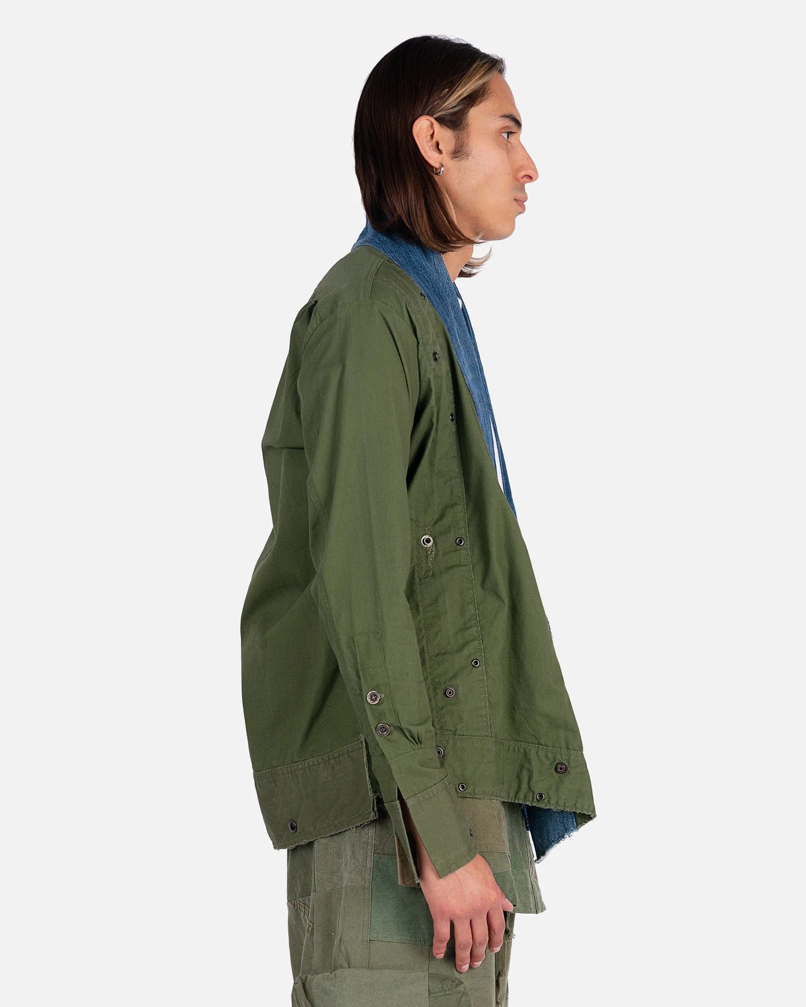 Greg Lauren Sleeping Bag Iris GL1 Jacket in Vintage Army