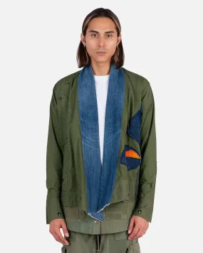 Greg Lauren Sleeping Bag Iris GL1 Jacket in Vintage Army