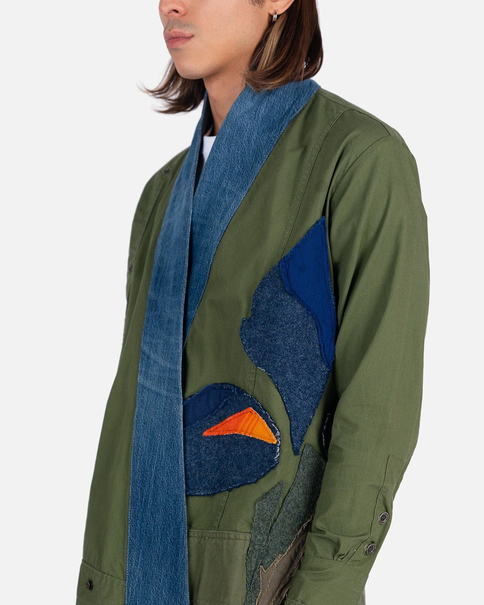 Greg Lauren Sleeping Bag Iris GL1 Jacket in Vintage Army