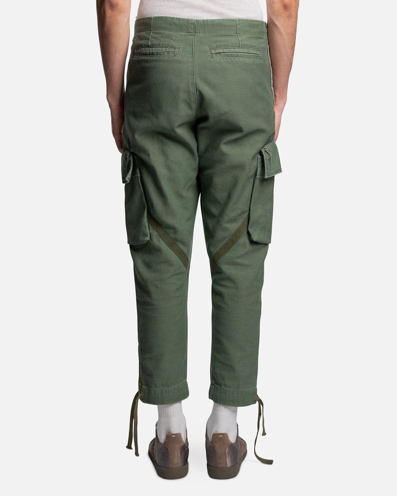 Greg Lauren Sleeping Bag Trouser Cargo in Army