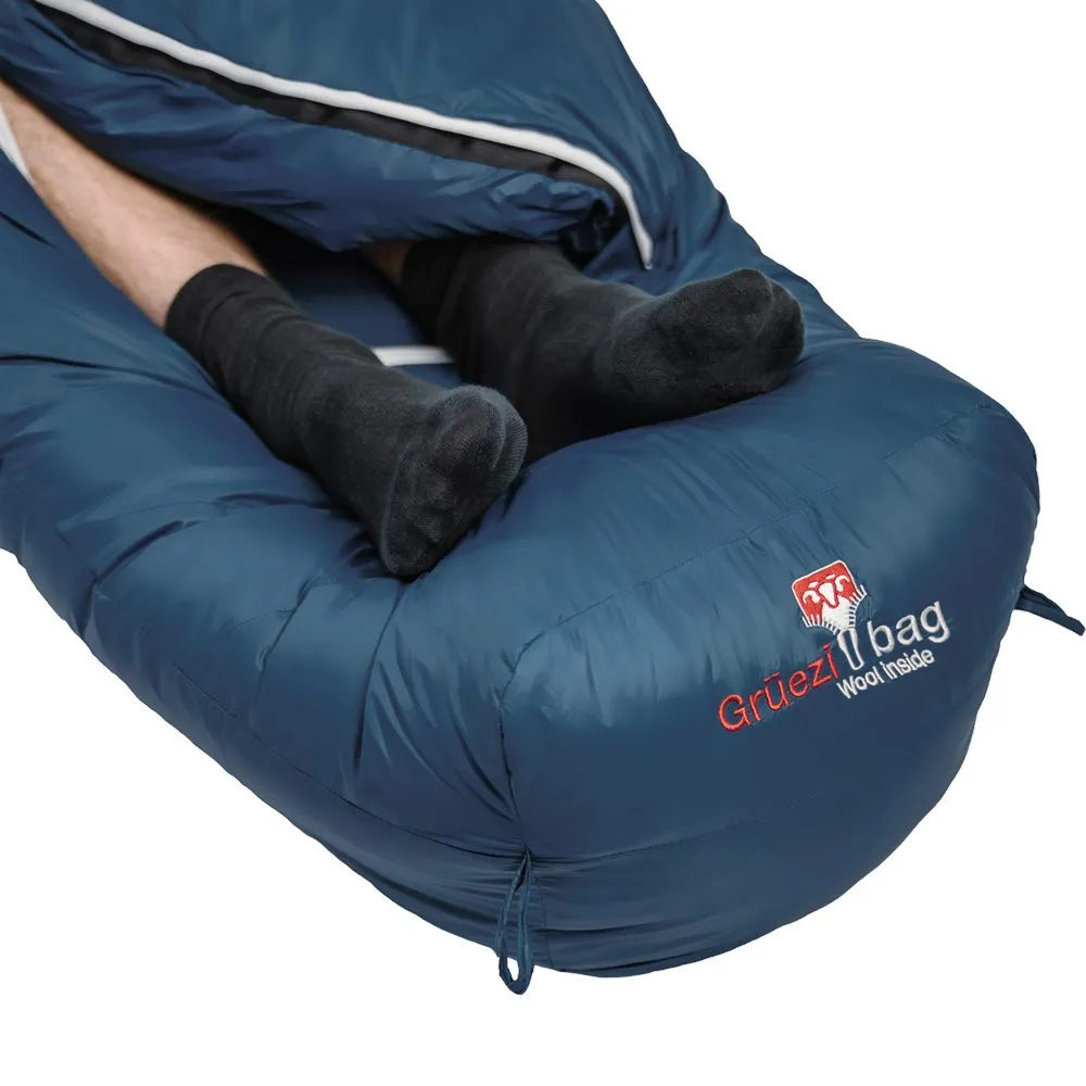 Gr\u00fcezi Bag - Biopod DownWool Ice 175 Sleeping Bag ice blue