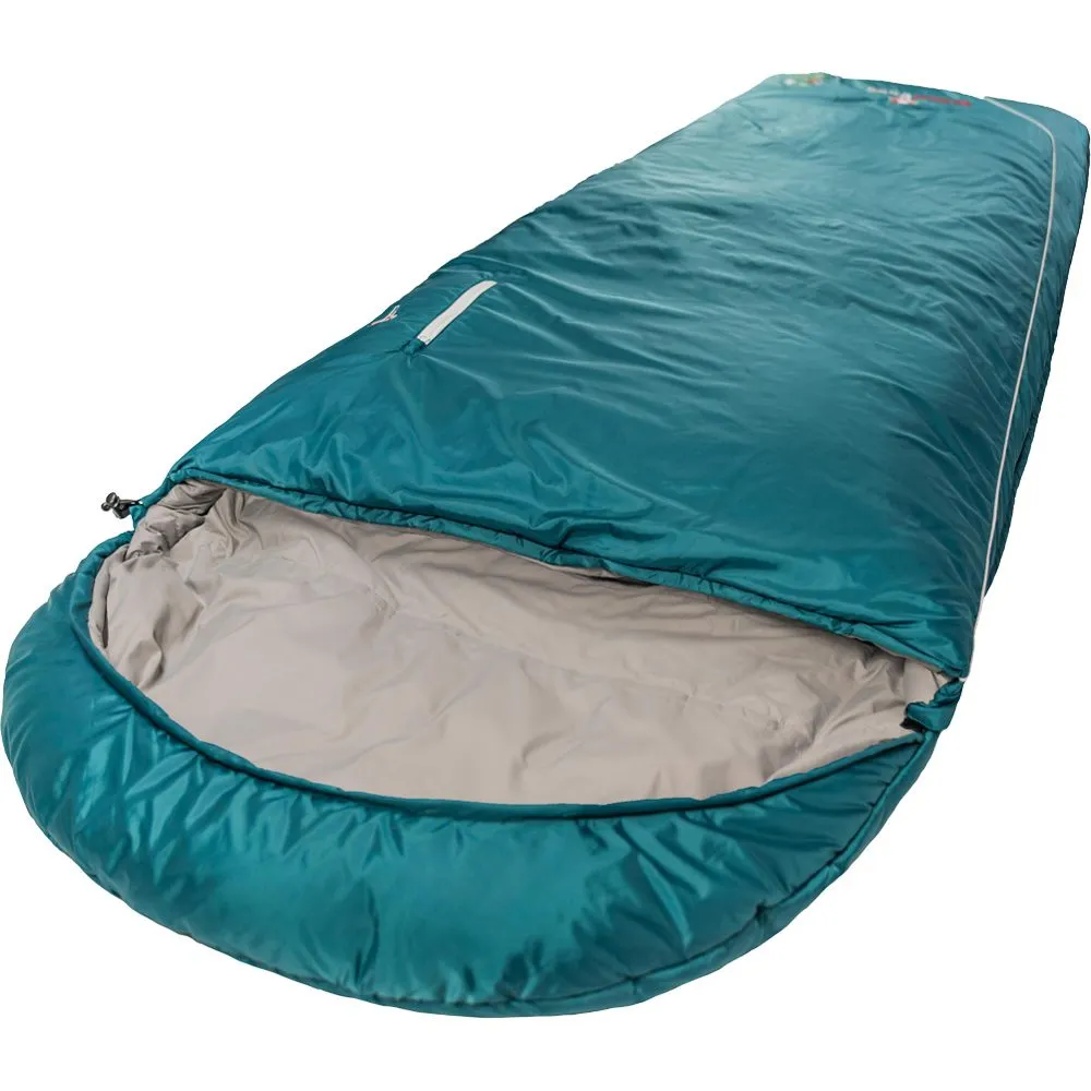 Gr\u00fcezi Bag - Biopod Wolle Goas Comfort Zip Left Sleeping Bag dark petrol