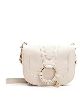 Hana Small Shoulder Bag in Cement Beige