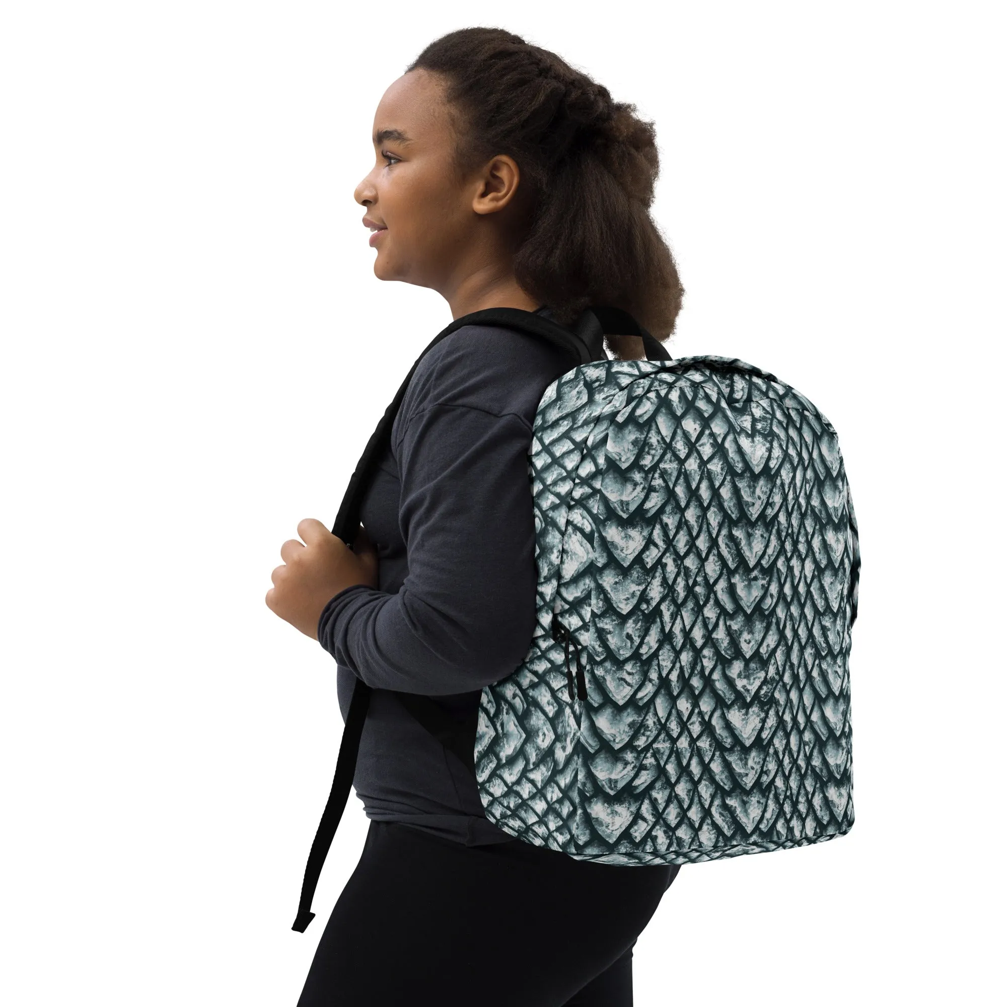 Ice Dragon Scale Minimalist Backpack