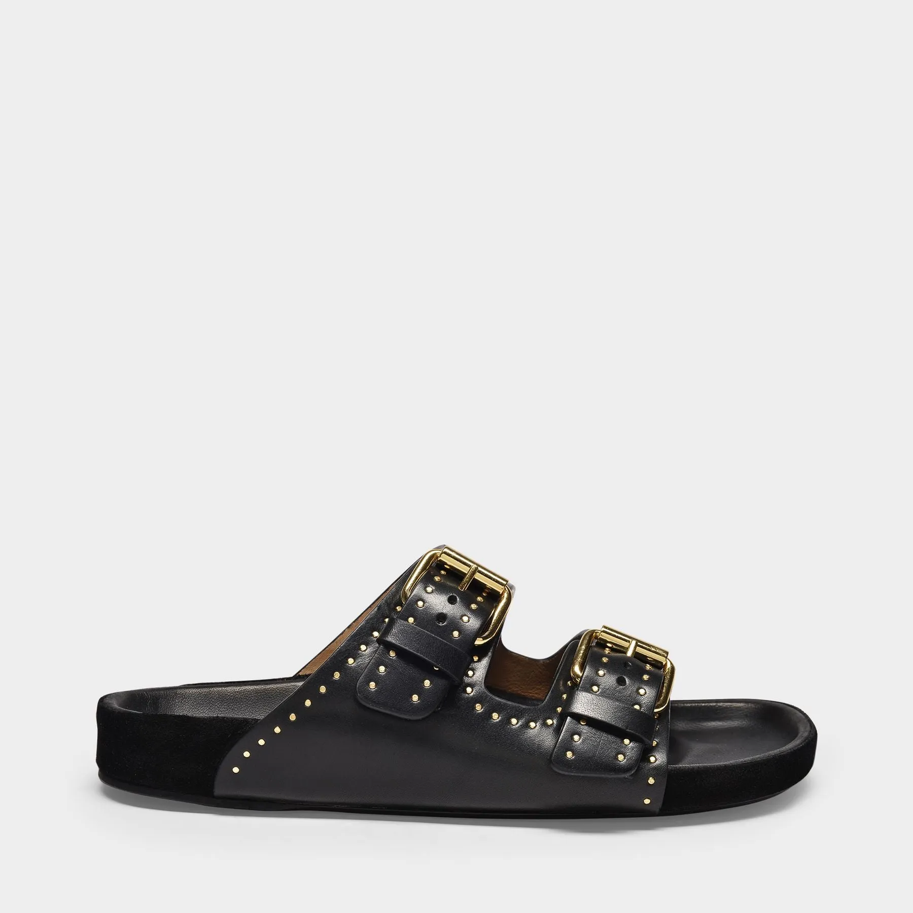 Isabel Marant  Lennyo Sandals in Black Leather