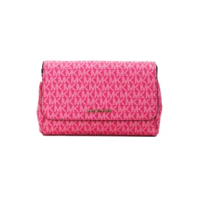 Jet Set Medium Electric Pink Convertible Pouchette Crossbody Bag