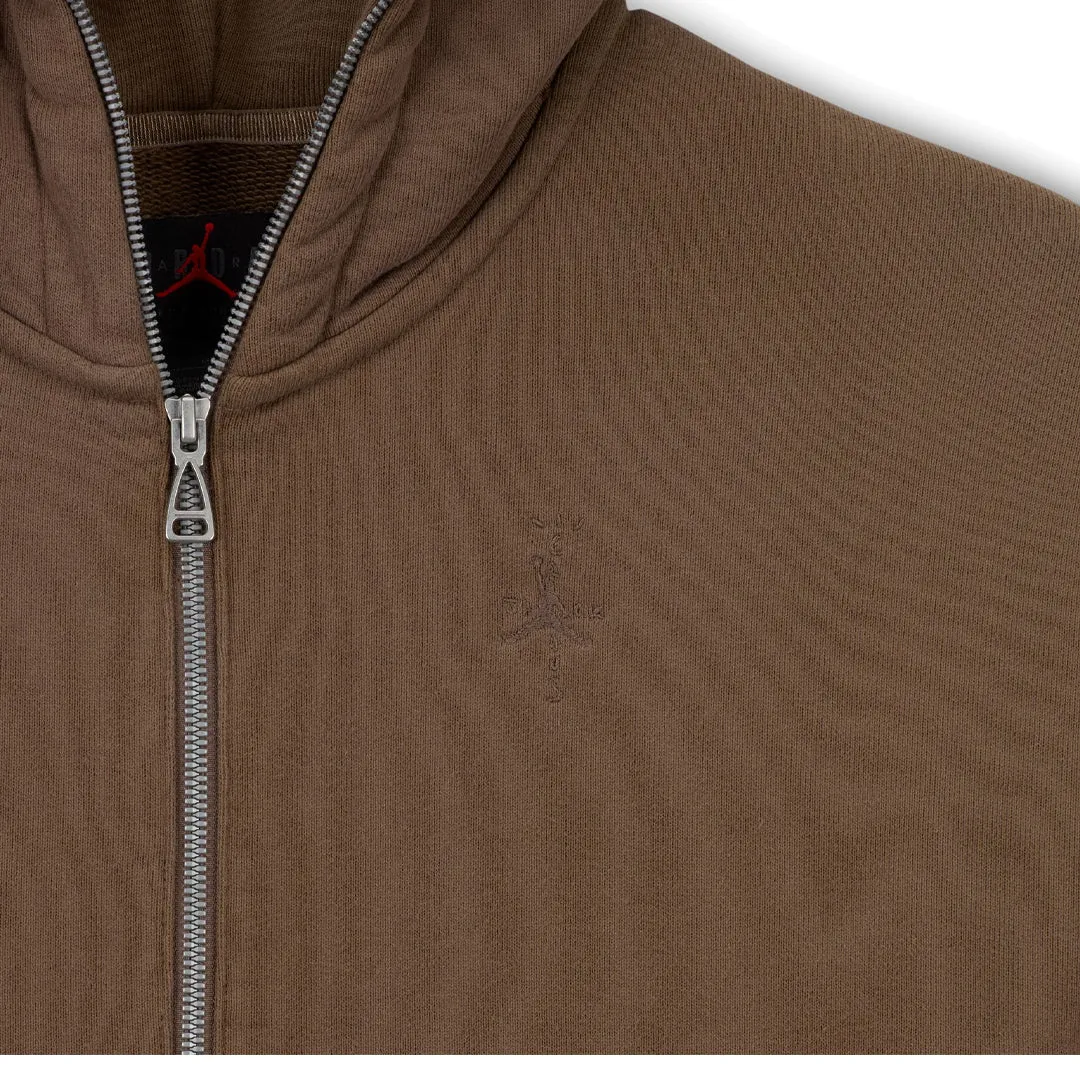 JORDAN X TRAVIS SCOTT ZIP UP HOODIE PALOMINO