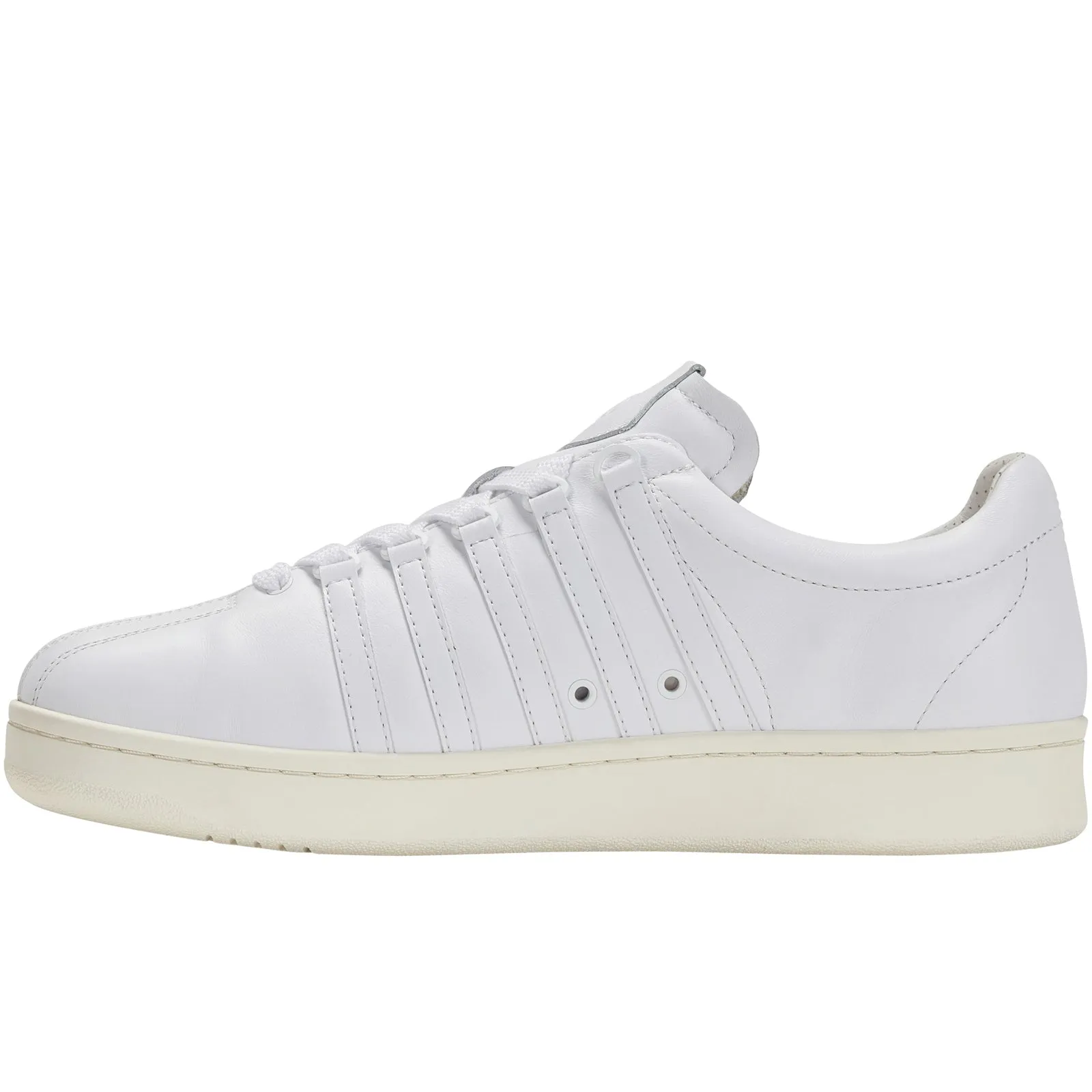 K-Swiss Mens Classic GT Leather Retro Trainers - Snow White