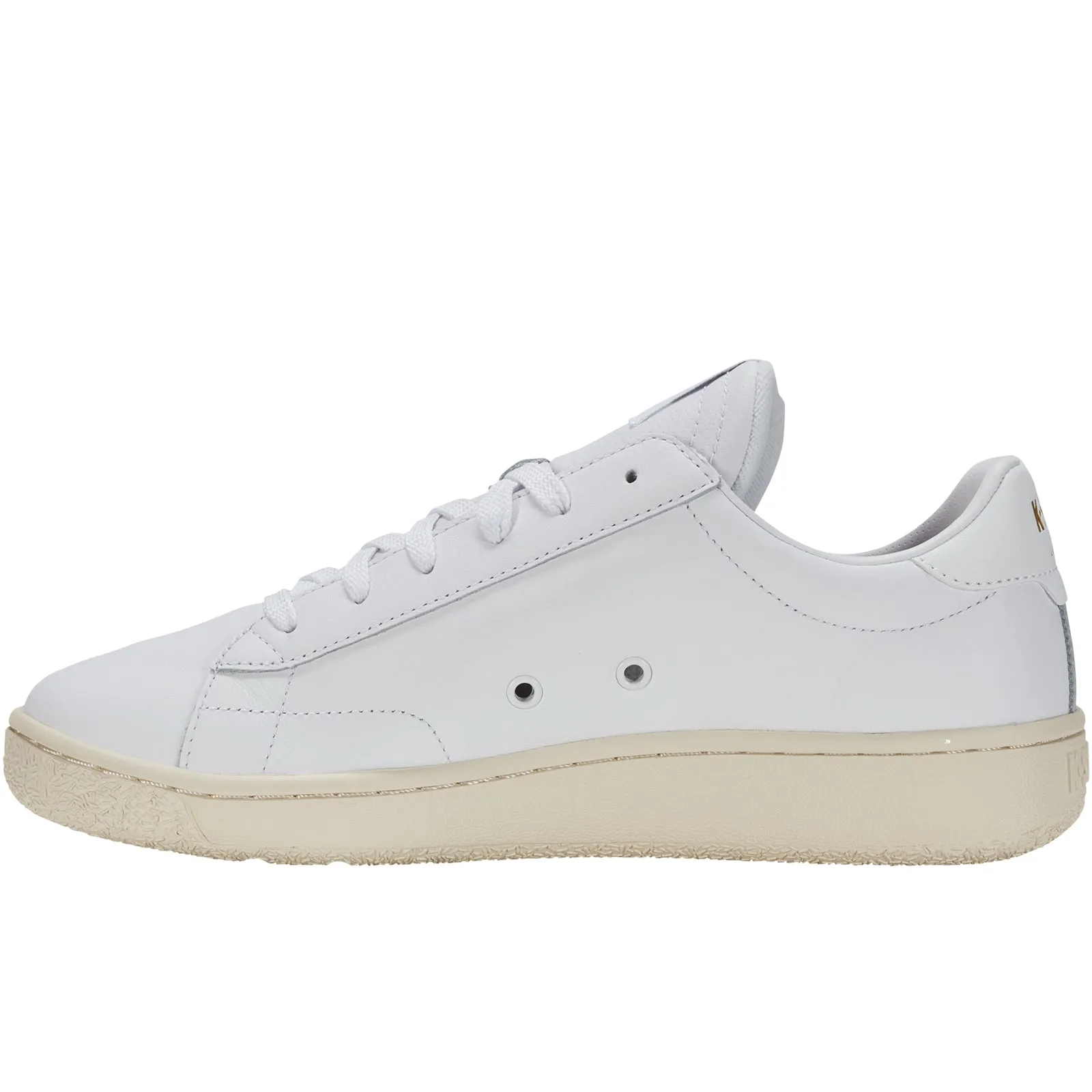 K-Swiss Mens SLAMMKLUB CC Leather Classic Trainers - White