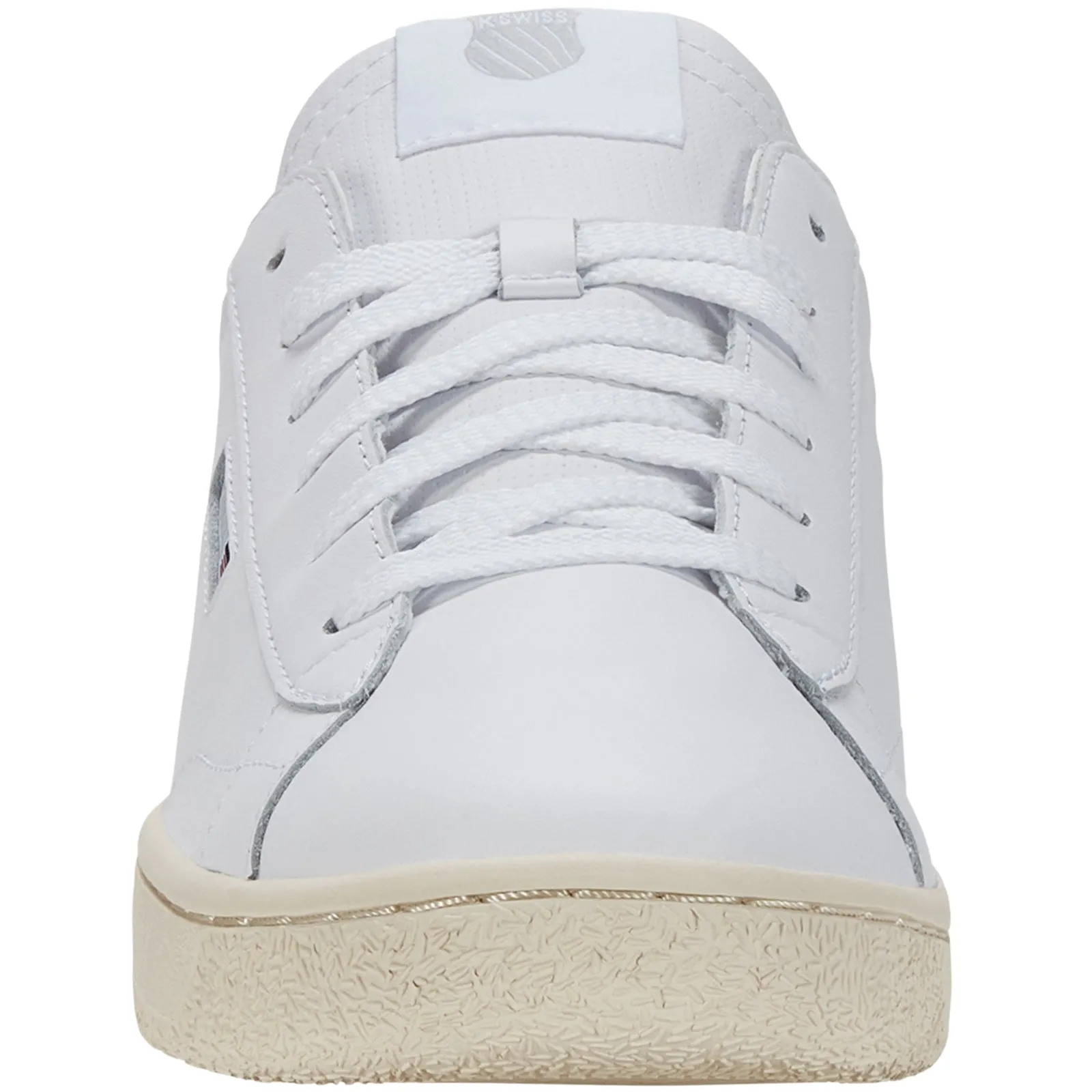 K-Swiss Mens SLAMMKLUB CC Leather Classic Trainers - White