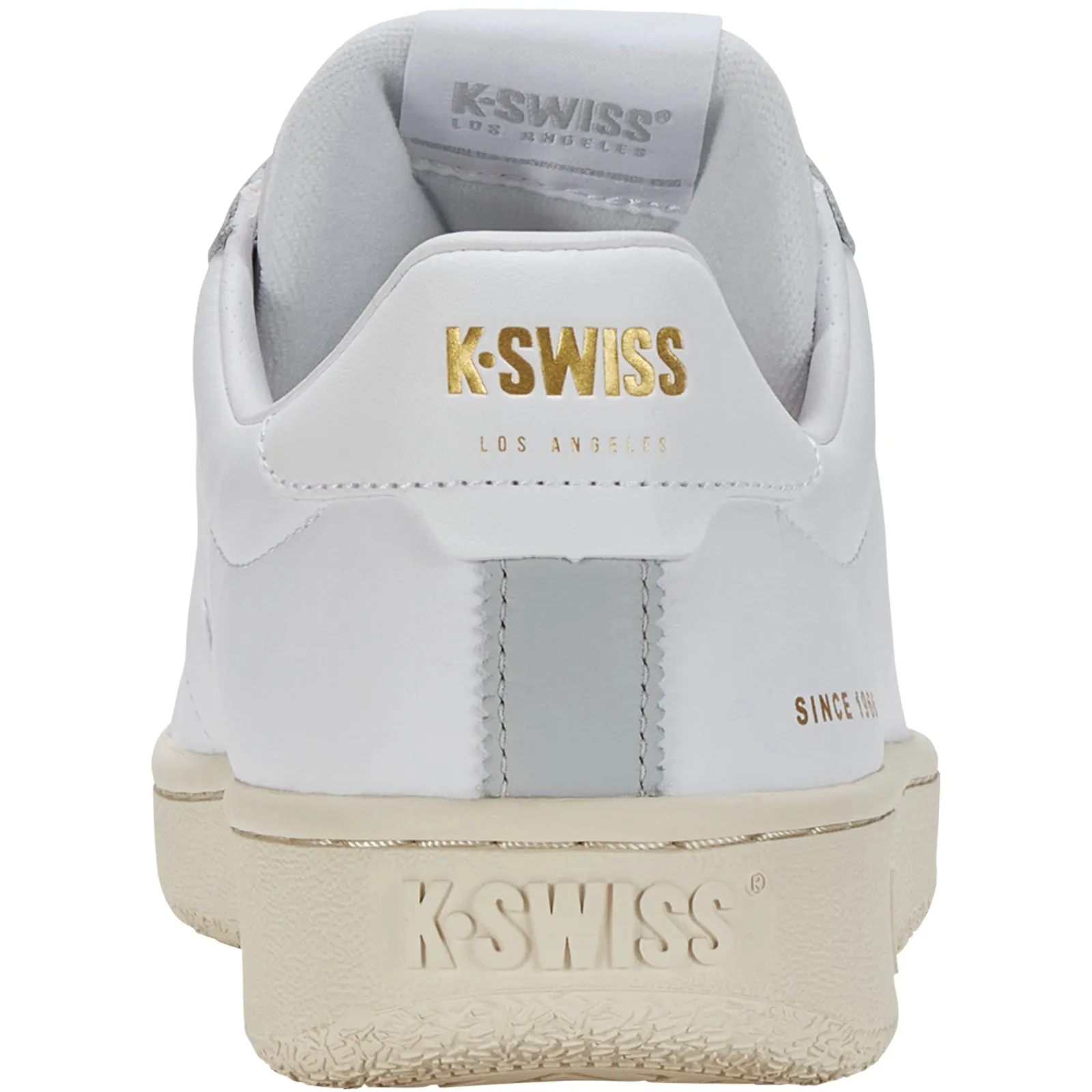 K-Swiss Mens SLAMMKLUB CC Leather Classic Trainers - White