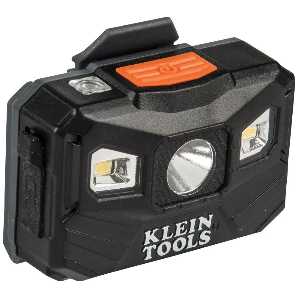 Klein Rechargeable Headlamp with Fabric Strap, 400 Lumens, All-Day Runtime #56048