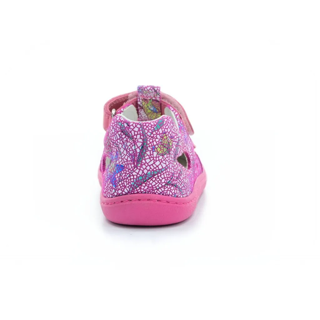 Koel4kids Bep Medium Fantasy Fuchsia Flowers sandals