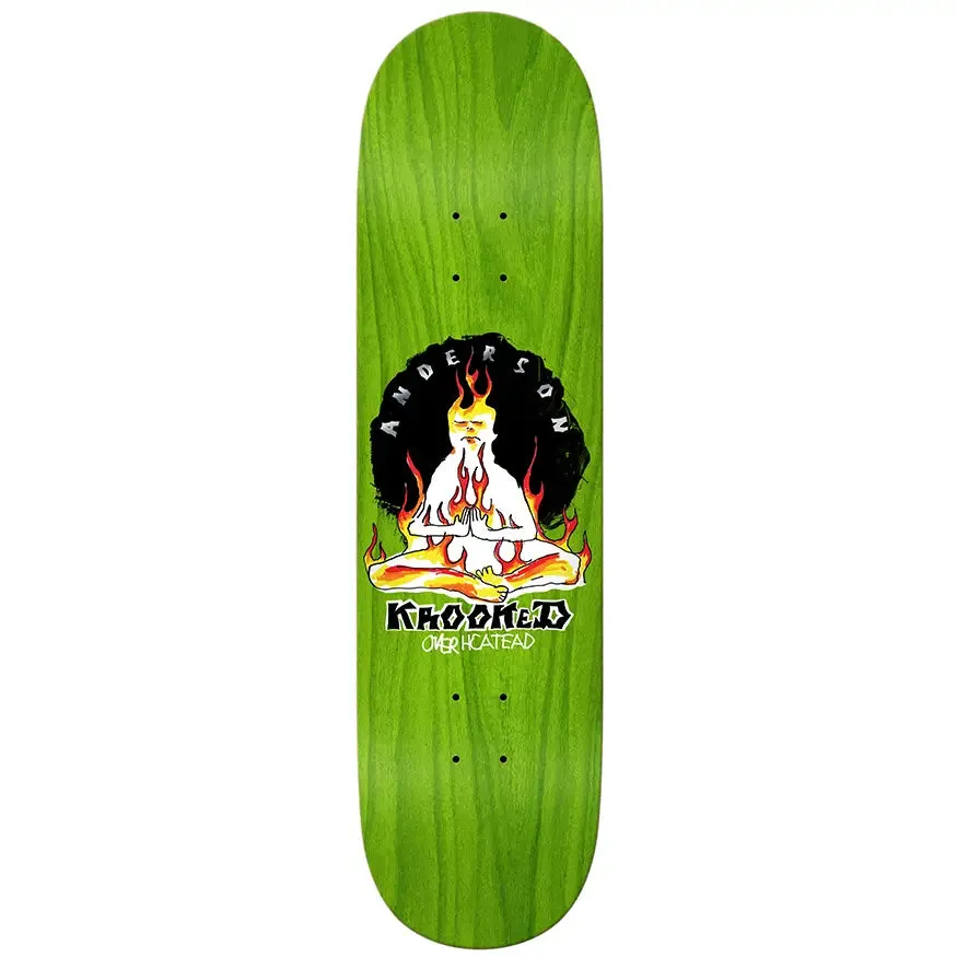 Krooked Skateboards Manderson Overheat Deck 8.38