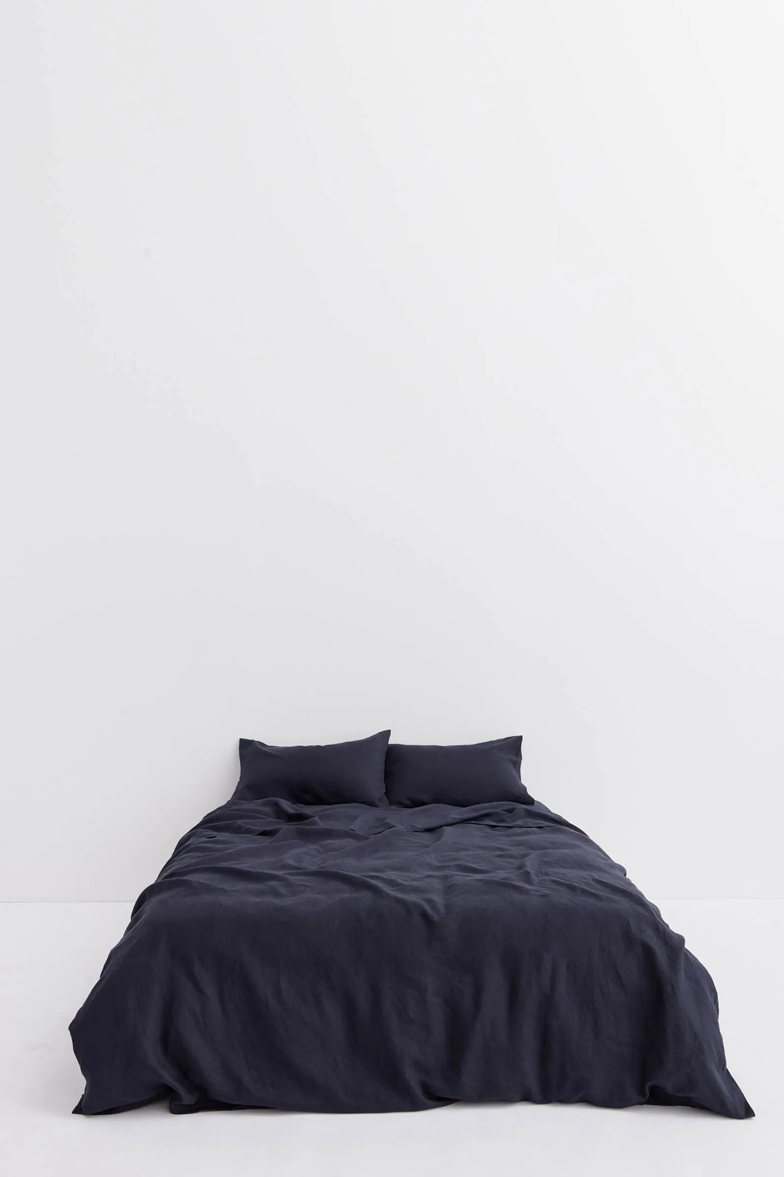 Linen Duvet Cover Midnight