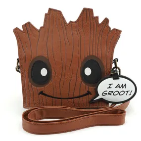 Loungefly x Marvel Groot Die Cut Crossbody Bag