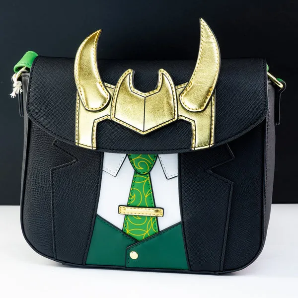 Loungefly x Marvel Loki For President Cosplay Crossbody Bag