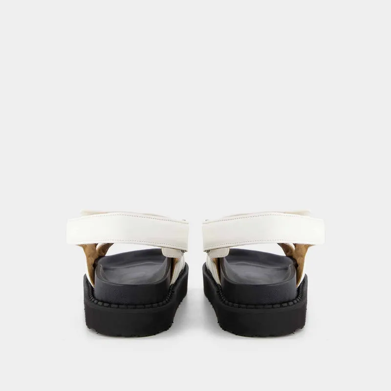 Madee-Gb Sandals - Isabel Marant - White - Leather