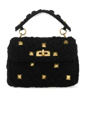 Medium Cashmere Roman Stud The Shoulder Bag with Chain