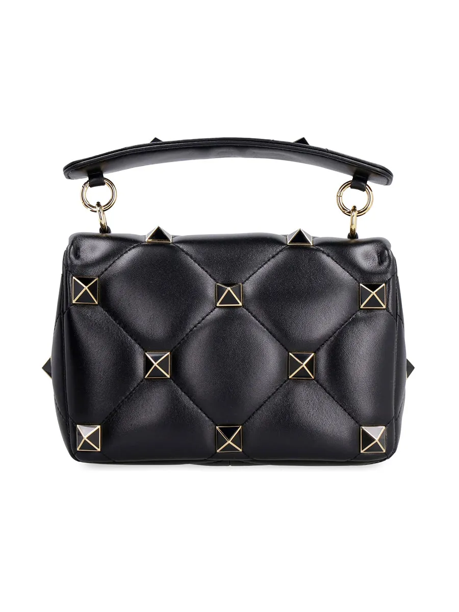 Medium Nappa Roman Stud The Shoulder Bag with Chain