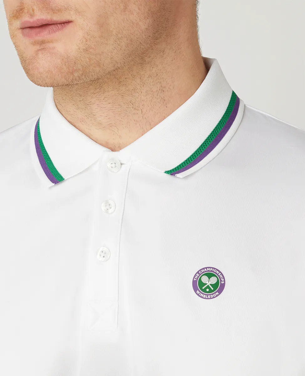 Mens Core Performance Polo - White