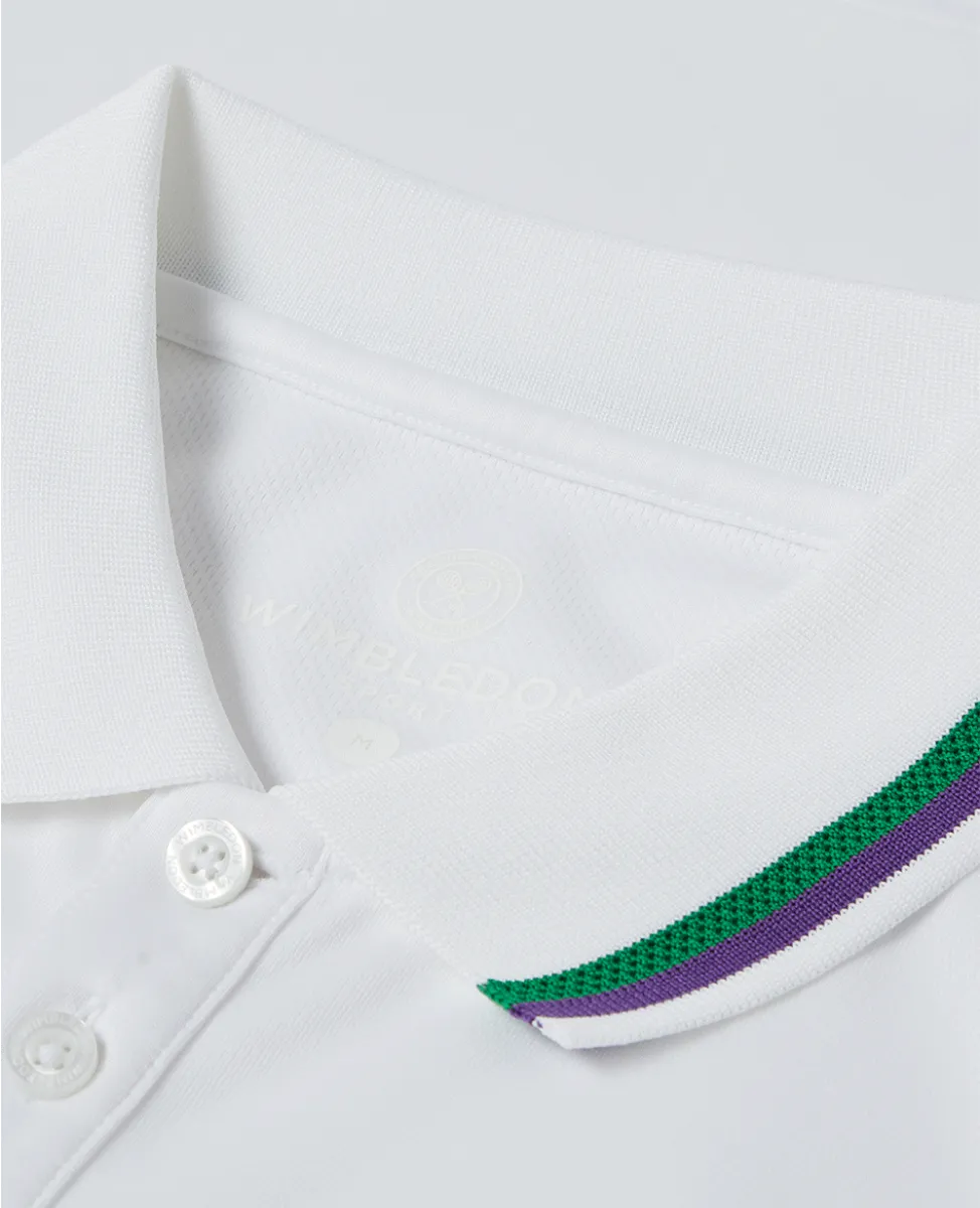 Mens Core Performance Polo - White