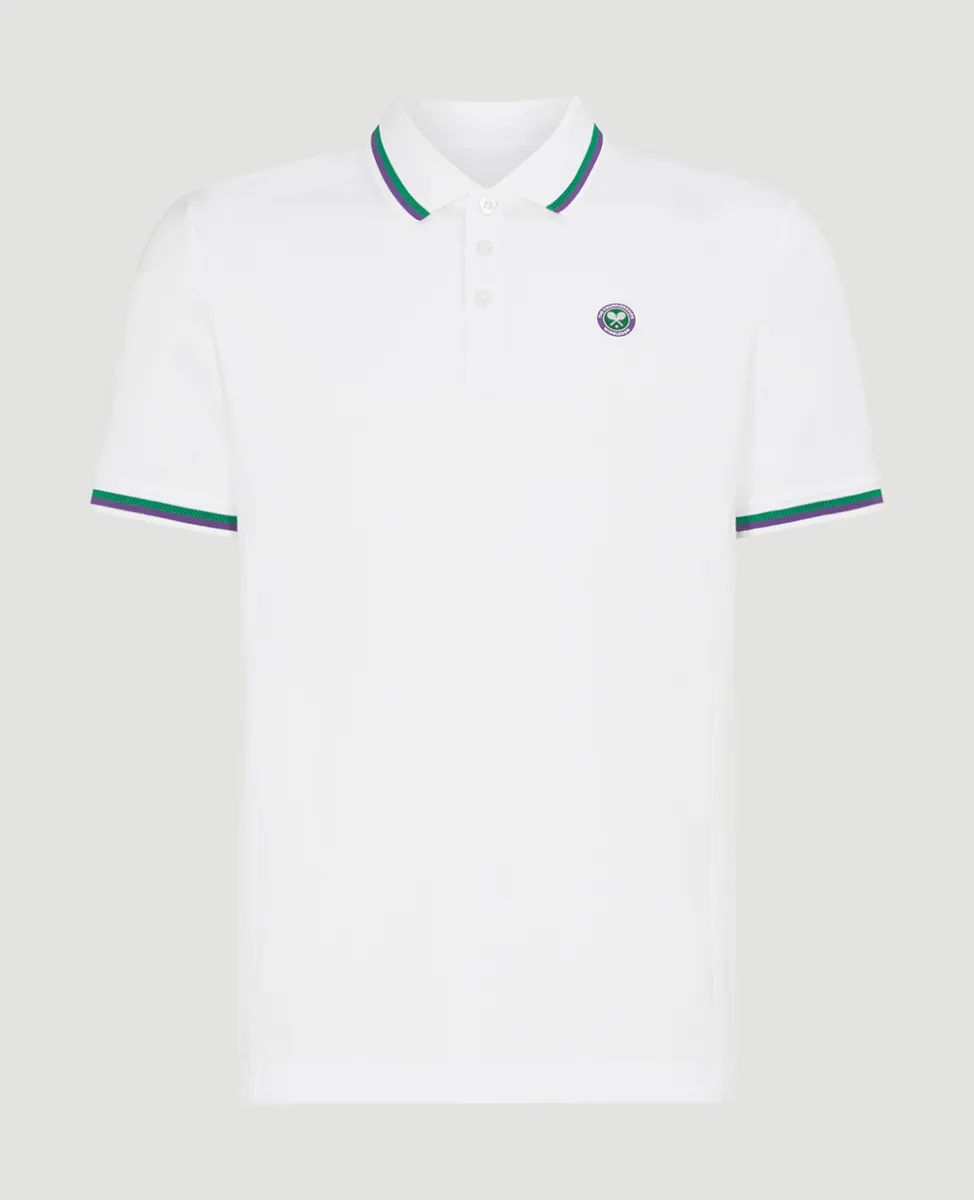 Mens Core Performance Polo - White