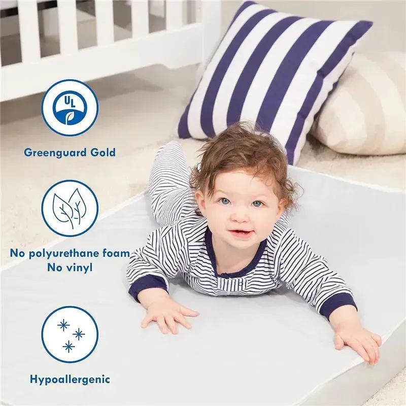 Million Dollar Baby - DaVinci Deluxe Coil Waterproof MINI Crib Mattress in White