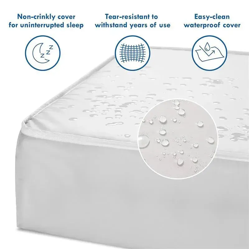 Million Dollar Baby - DaVinci Deluxe Coil Waterproof MINI Crib Mattress in White