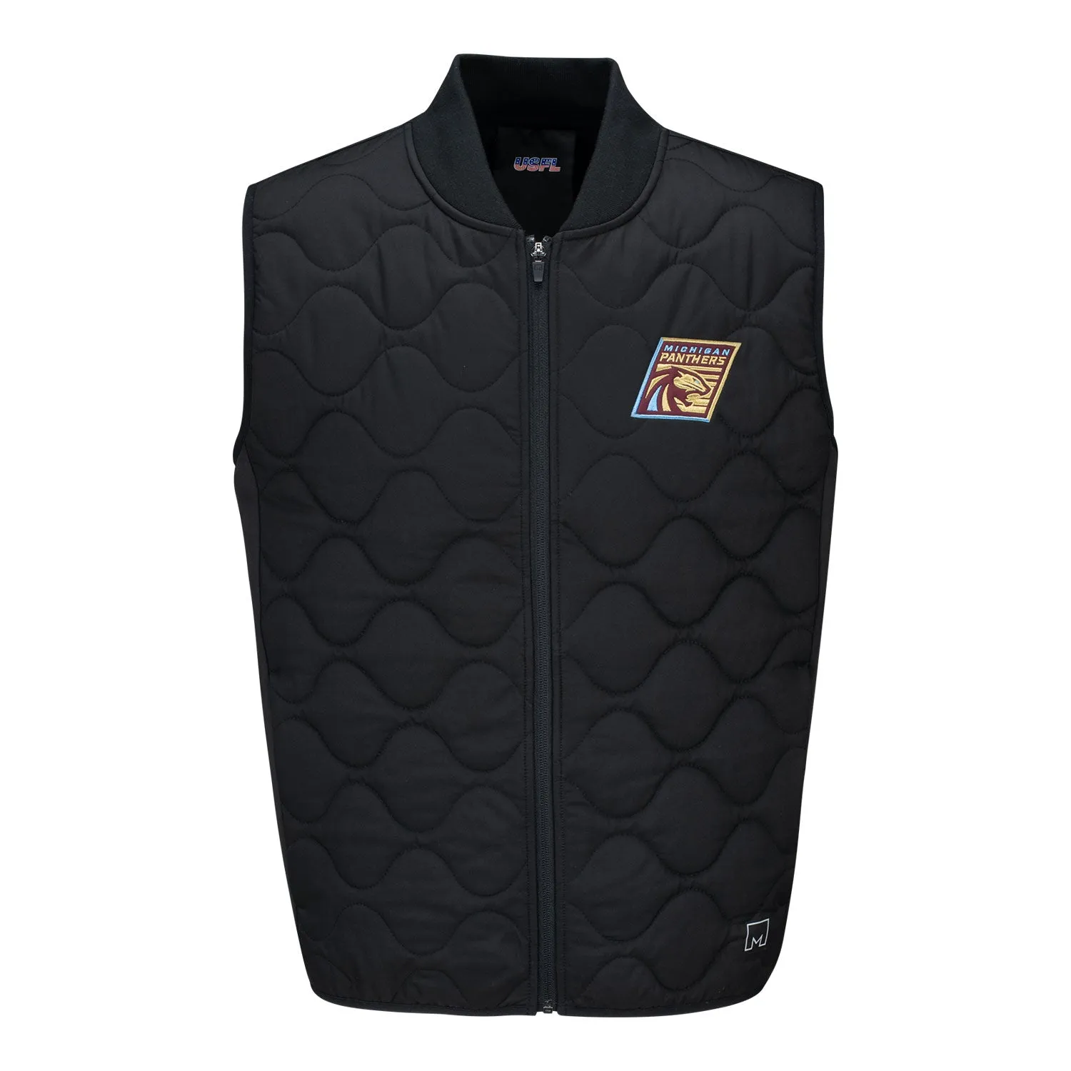 MSX by Michael Strahan Michigan Panthers Quilted Vest