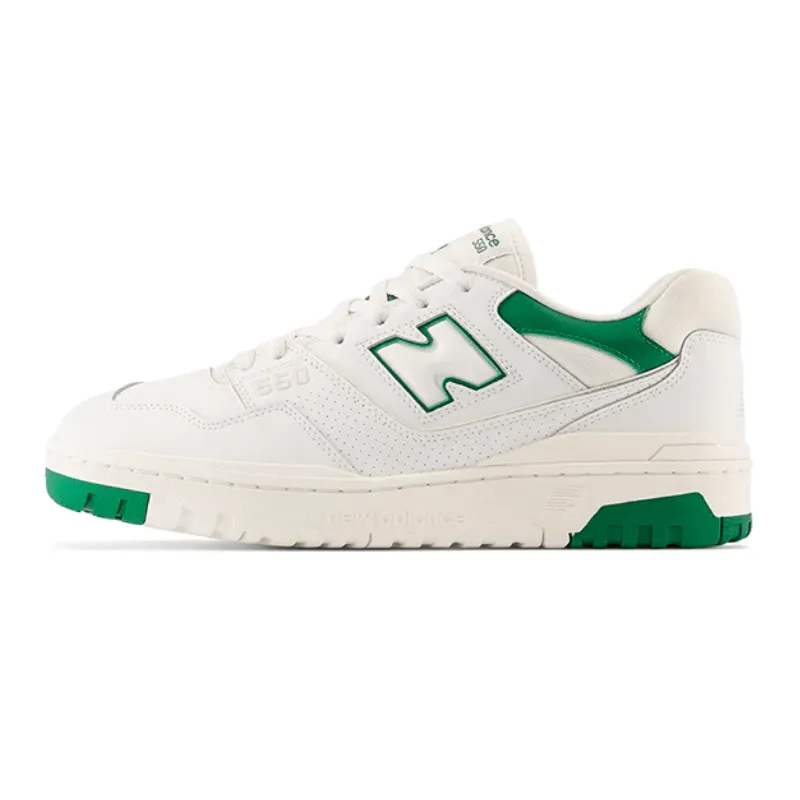 New Balance 550 White Classic Green