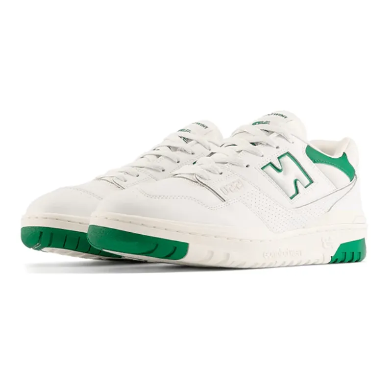 New Balance 550 White Classic Green