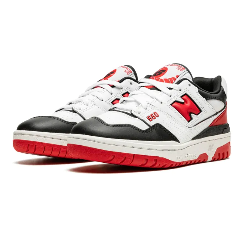 New Balance 550 White Red Black