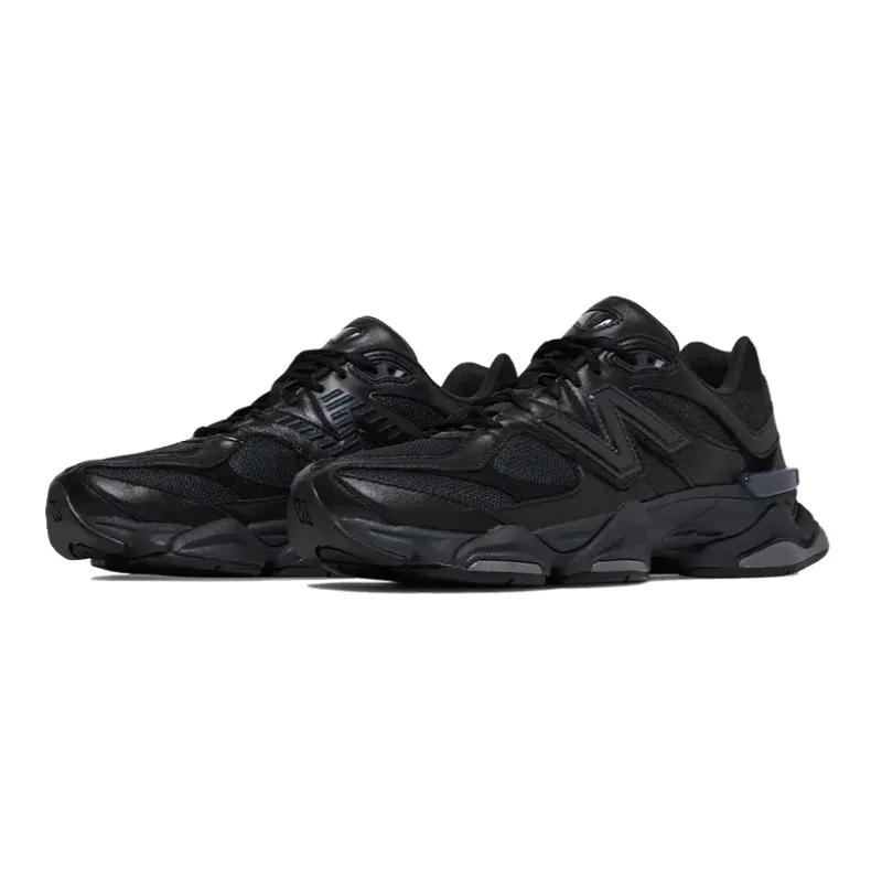 New Balance 9060 Triple Black Leather