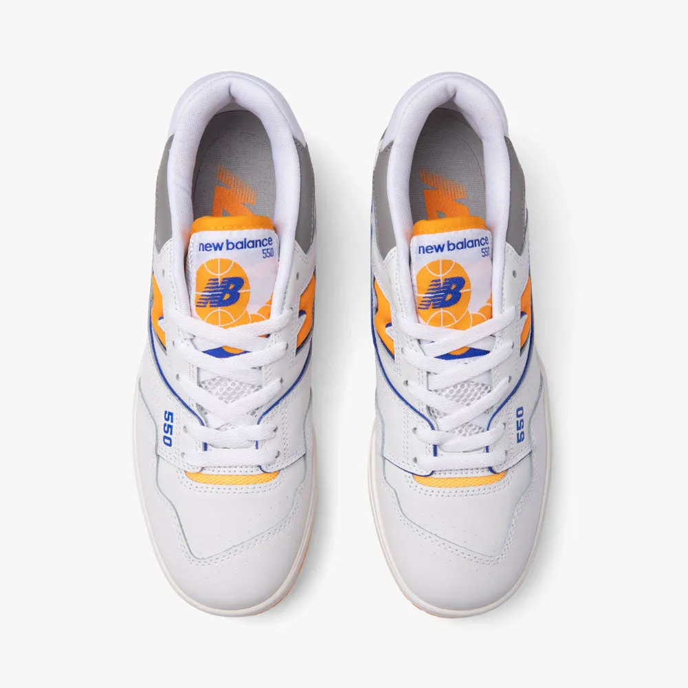 New Balance BB550WTO White / Vibrant Orange - Purple