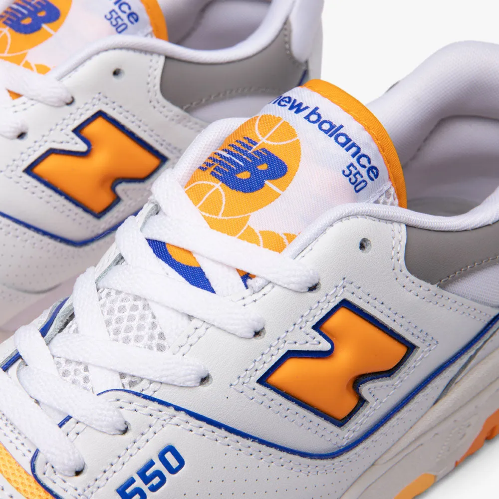 New Balance BB550WTO White / Vibrant Orange - Purple