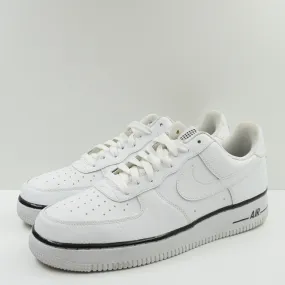 Nike Air Force 1 '07 Low White Black Outline Swoosh