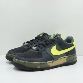 Nike Air force 1 Low Camo Volt (GS)