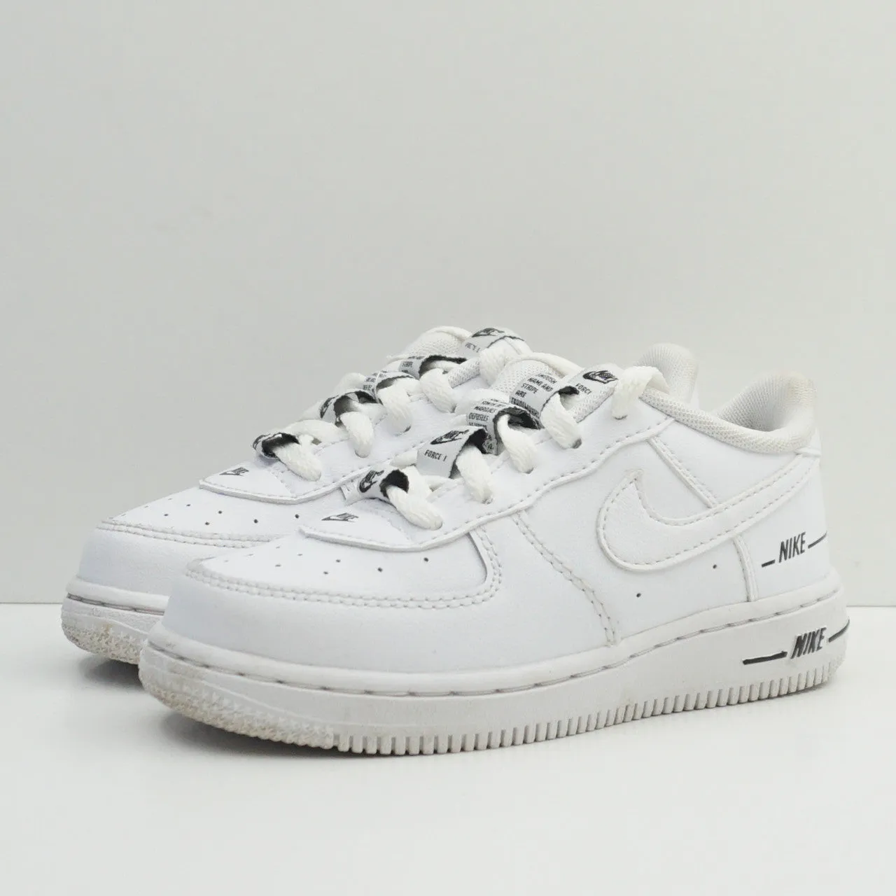 Nike Air Force 1 Low Double Air White Black Toddler