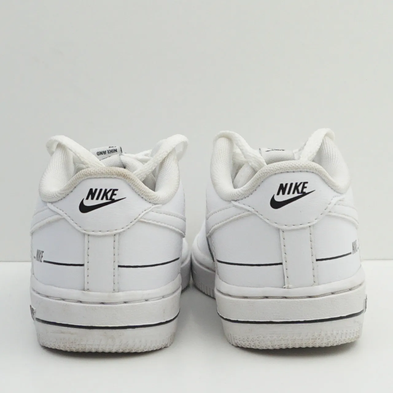 Nike Air Force 1 Low Double Air White Black Toddler