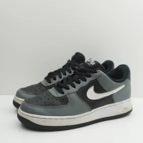 Nike Air Force 1 Low Grey Black Cut Out Swoosh