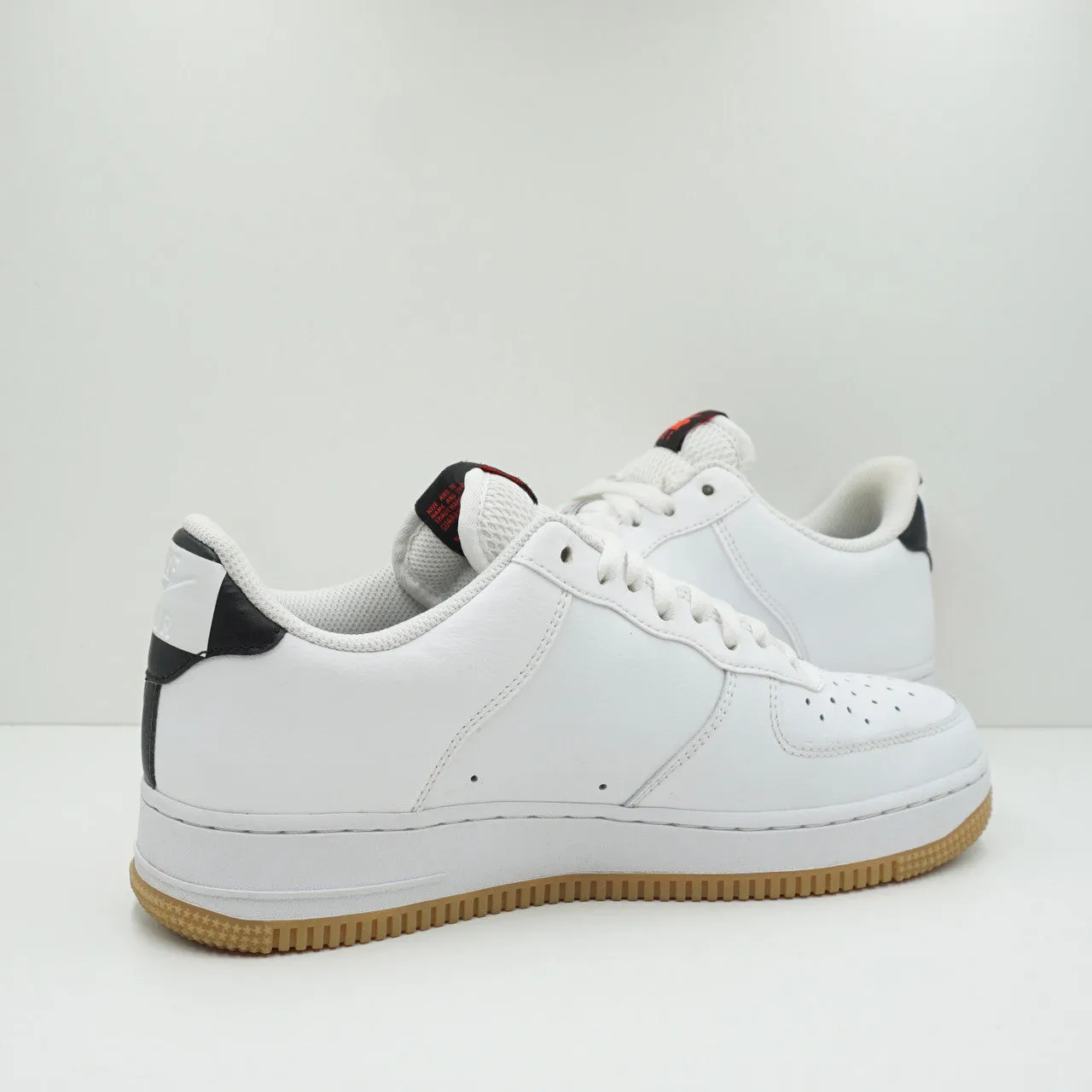 Nike Air Force 1 Low NBA White Crimson Gum