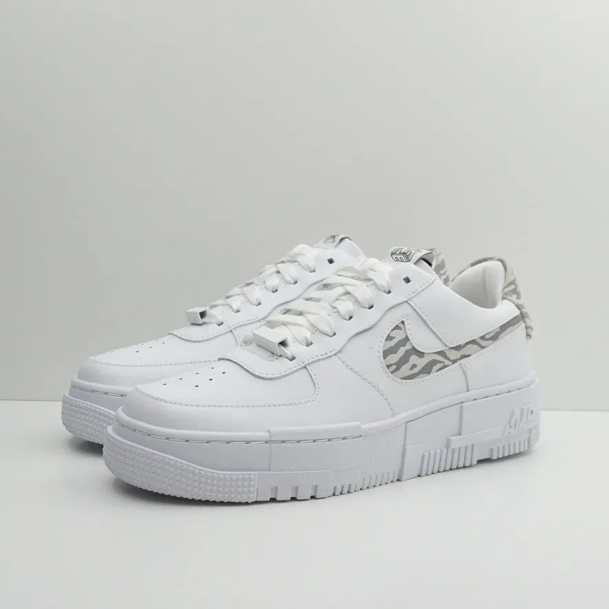 Nike Air Force 1 Low Pixel SE White Zebra (W)